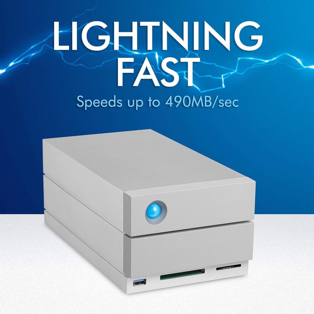8TB External RAID Hard Drive HDD with Thunderbolt 3 USB-C USB 3.0 A367