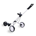 3 Wheel Golf Pull Cart Trolley with Foot Brake, Folding Cart, Large S22849