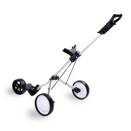 3 Wheel Golf Pull Cart Trolley with Foot Brake, Folding Cart, Large S22849