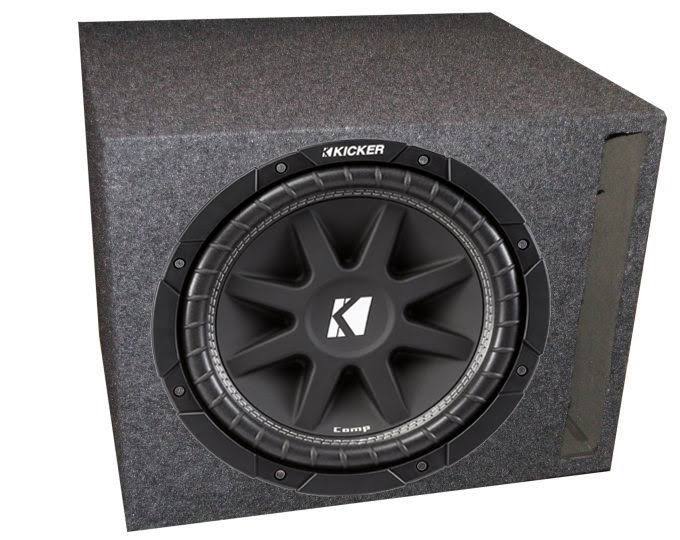 12x22 300W 4-Ohm Car Audio Subwoofer with Single Vented Enclosure U359