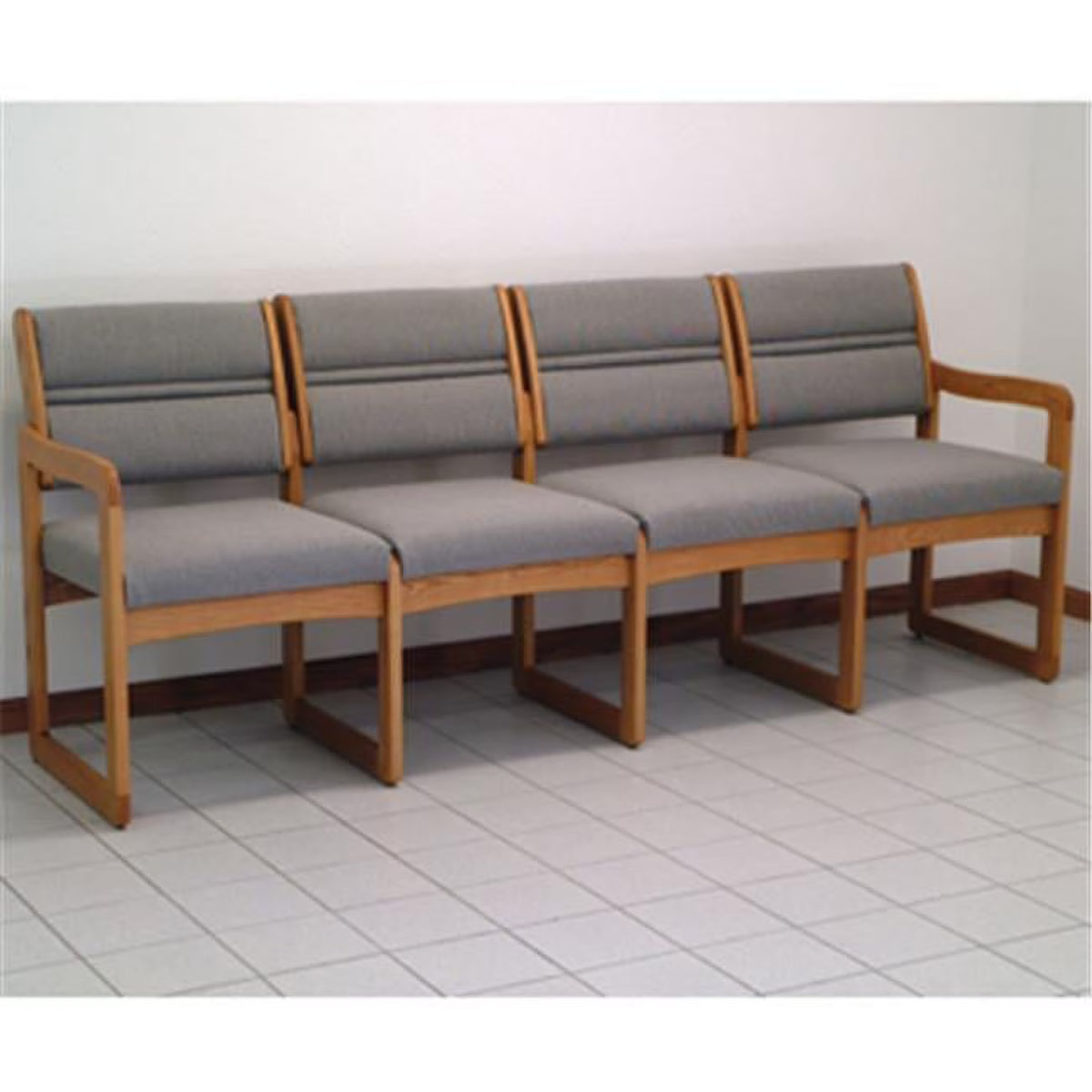 Charcoal Grey Four Seat Sofa U5038