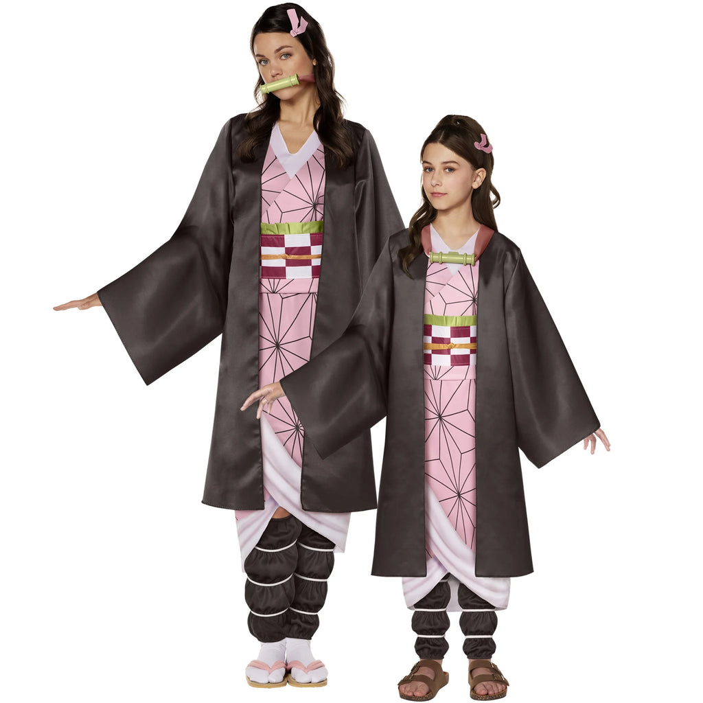 Demon Slayer Nezuko Halloween Costume Female Adult Multi-Color Y6524