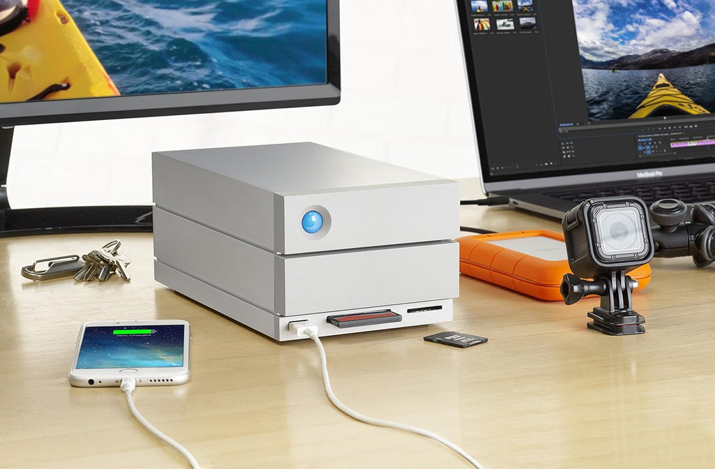 8TB External RAID Hard Drive HDD with Thunderbolt 3 USB-C USB 3.0 A367