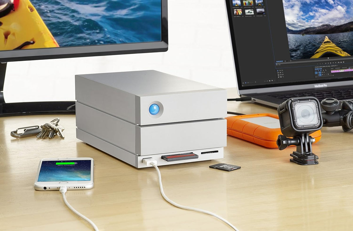 8TB External RAID Hard Drive HDD with Thunderbolt 3 USB-C USB 3.0 A367