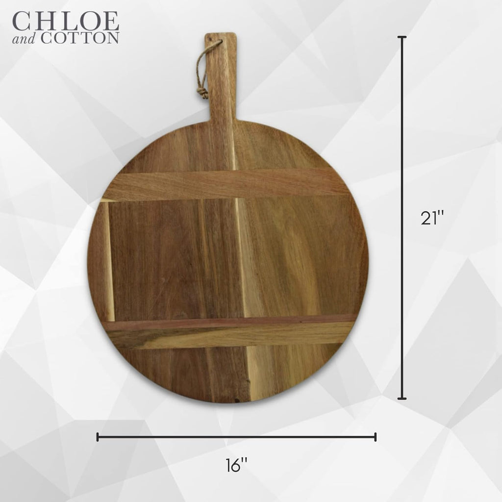 Oversized Acacia Wood Serving Board Pack of 2 R98182