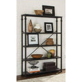 Dark Grey Double Bookcase J284306
