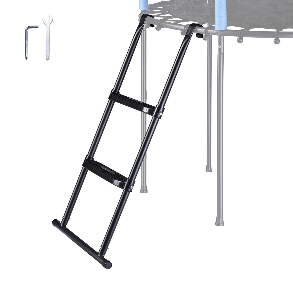 39" Trampoline Ladder 2 Step Wide Anti Skid U5890