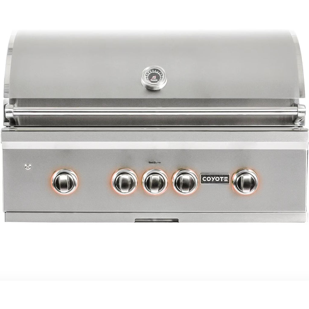 36-Inch 4-Burner Built-In Propane Gas Grill with Rotisserie P904965
