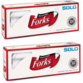 White Plastic Forks, 500 Count (2 Pack) D283