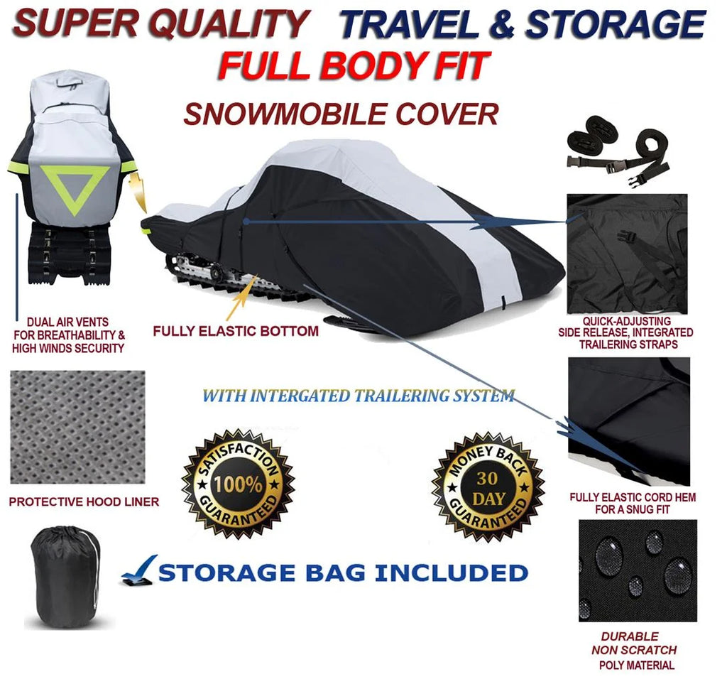 600 Denier Full Fit Snowmobile Travel and Storage Cover H549