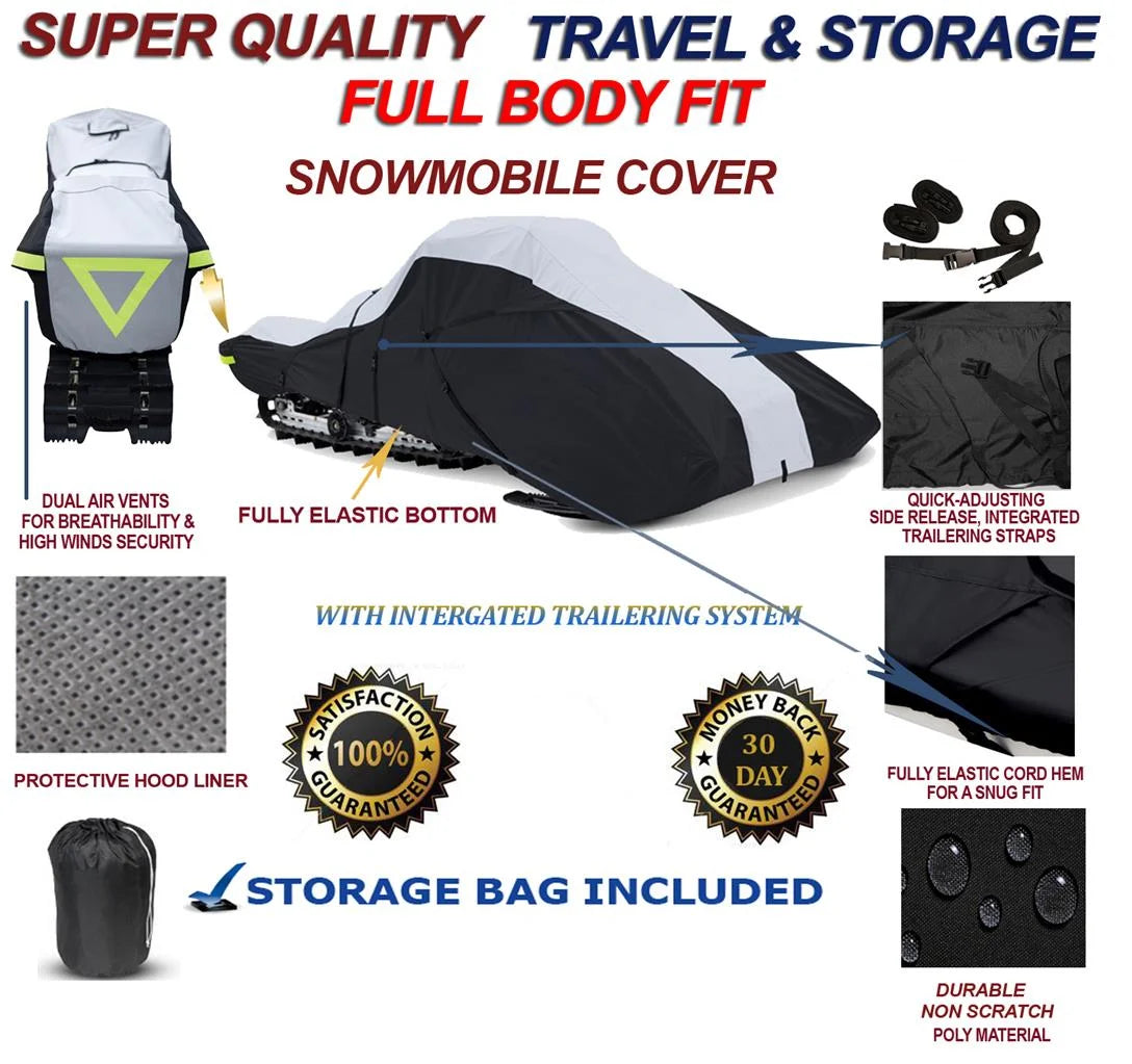 600 Denier Full Fit Snowmobile Travel and Storage Cover H549