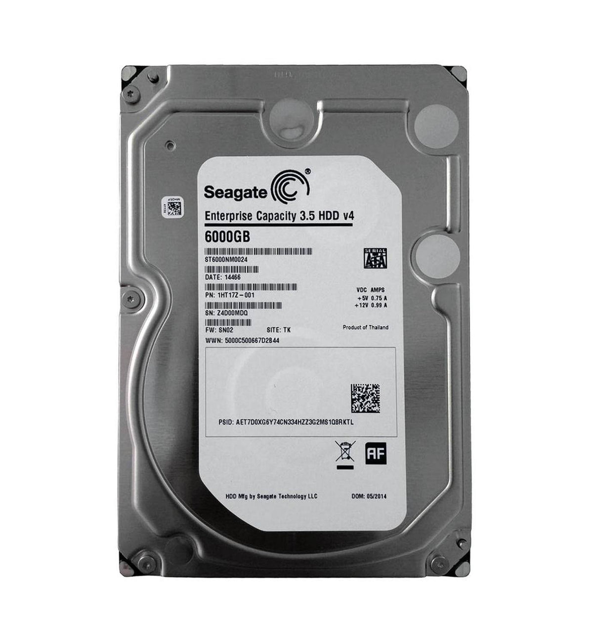 6TB 7200RPM SATA 6Gb/s 128MB Cache 3.5-inch Hard Drive U441838