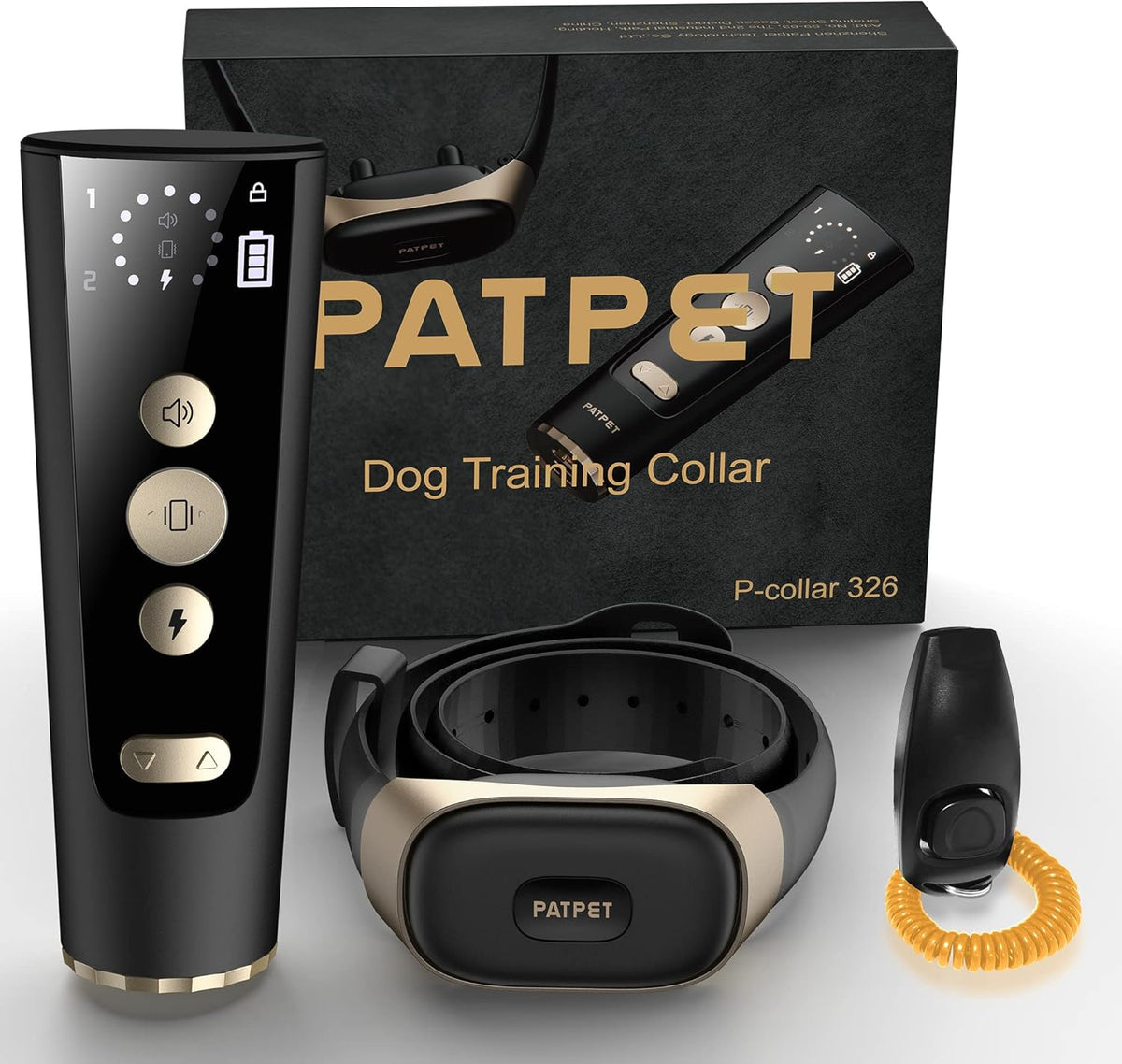 Electric Dog Training Collar with Remote, Pack of 2 I136013