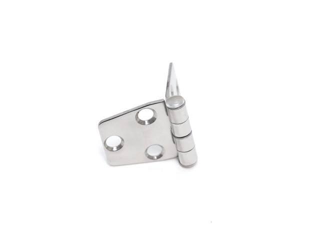 Polished Stainless Steel Marine Door Hinges 3 x 1.5 Inches Set of 12 D72882