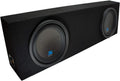 Dual 12 Sub Box Enclosure Package with Car Audio Subwoofers U248938