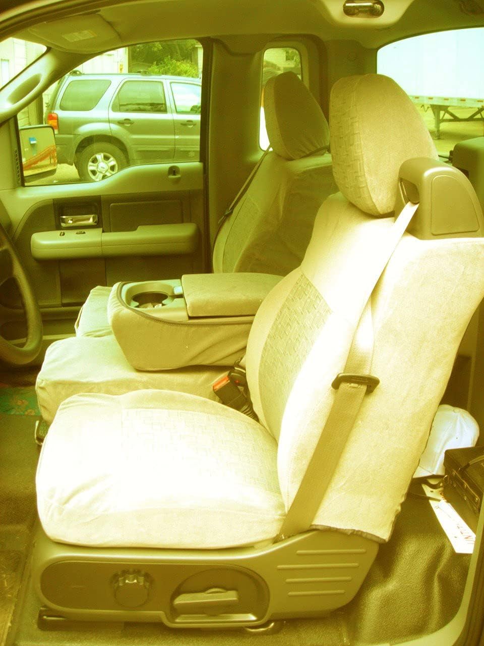 Tan Automotive Twill Seat Covers P441825