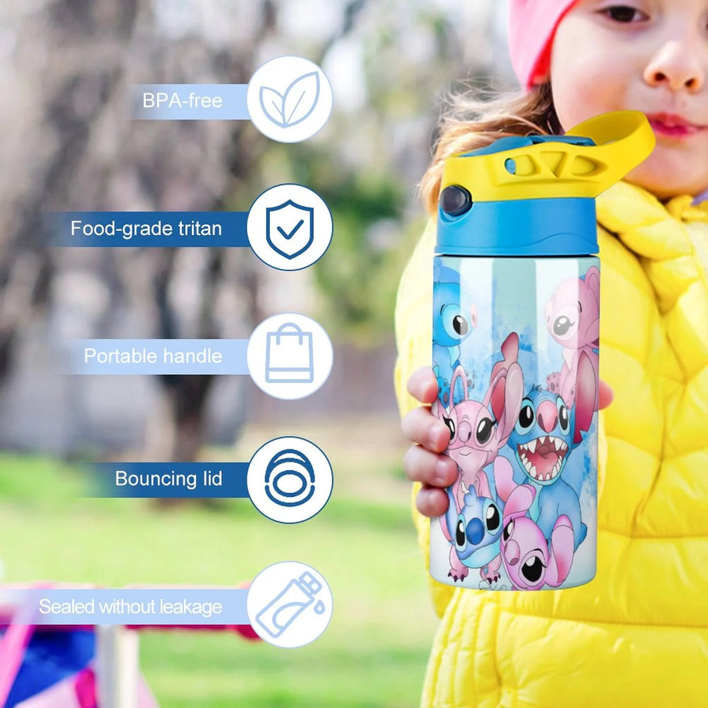 Stainless Steel Vacuum Insulated Water Bottle With Straw H765