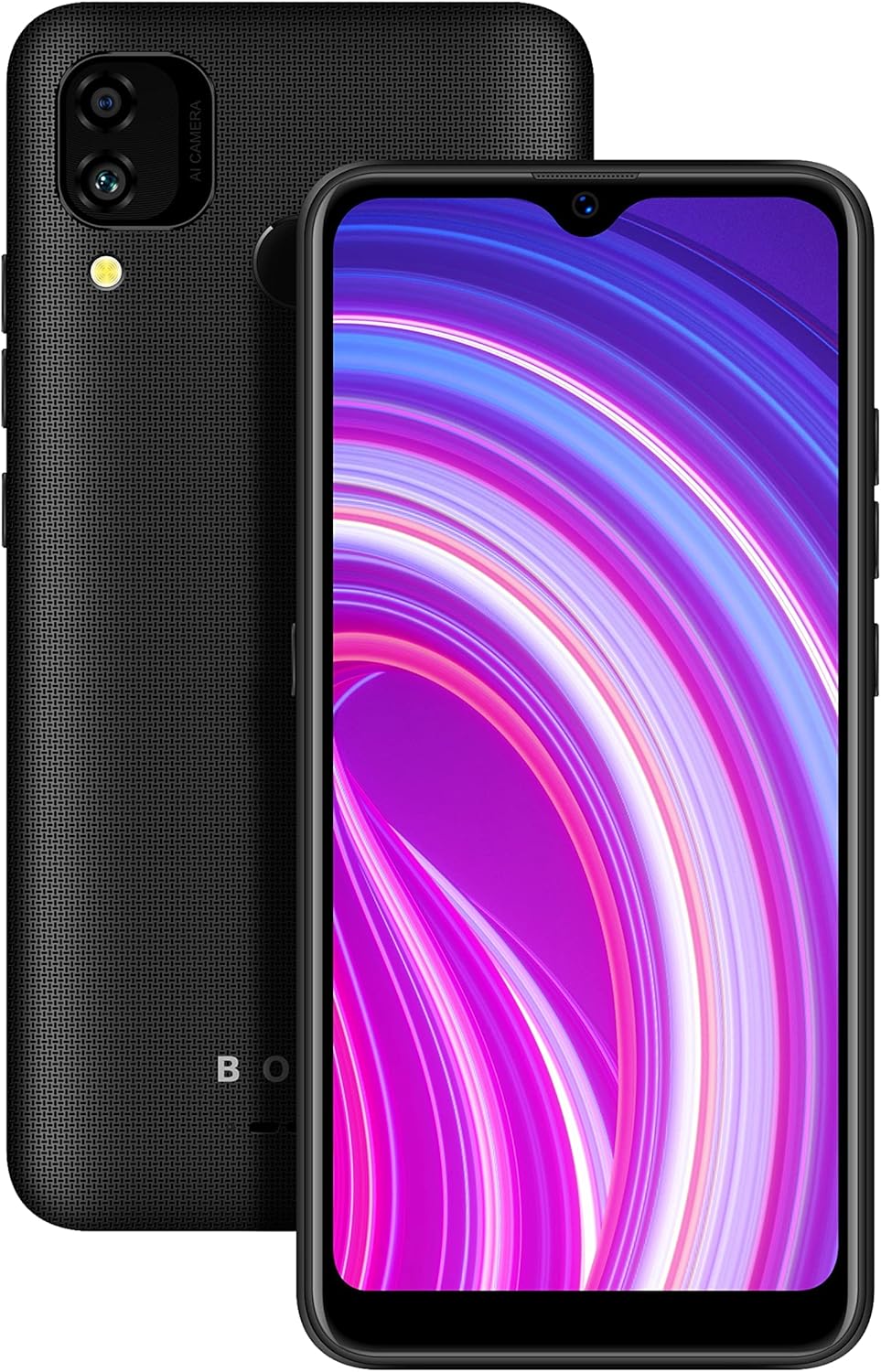Black 6.1” HD+ Infinity Display 32 GB Dual 13MP Camera Unlocked Phone Pack of 2 O808